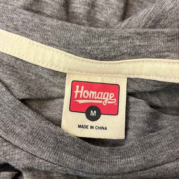 Homage I Heart to Fart Heather Gray Short Sleeve T Shirt Size Medium - Picture 3 of 4